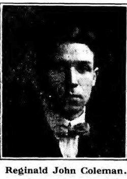 19 June 1917 : L-Cpl Reginald John Coleman