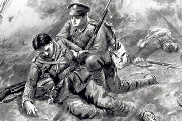 George Peachment: one of the youngest recipients of the Victoria Cross : 25 September 1915