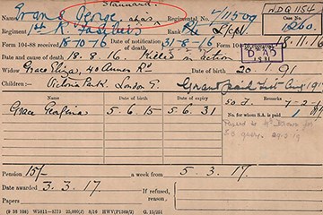 Project ALIAS - Collaborative WW1 Pension Records Project