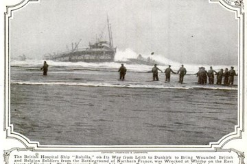 Death on the shoreline: The foundering of HMHS Rohilla off Whitby : 30 October 1914