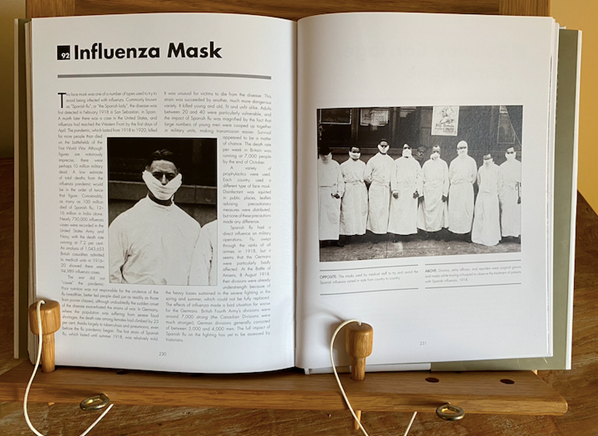Influenza Mask Double Page Spread