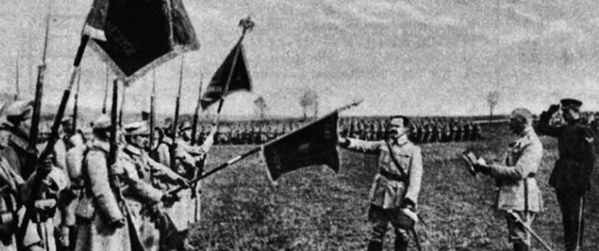 'The (Polish) Blue Army on the Western Front, 1917-1918' a talk given by Marcin Hasik.