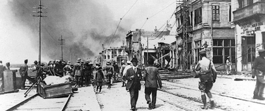 'The Great Fire of Salonika' a talk given by Nigel Crompton