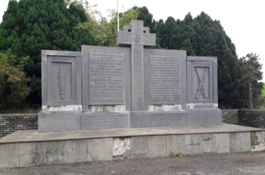 A monument to the 104 men of the IRA West Cork Brigade who carried out an attack at Crossbarry in March 1921 stands on the site of the battle - one of the largest of the Irish War of Independence.