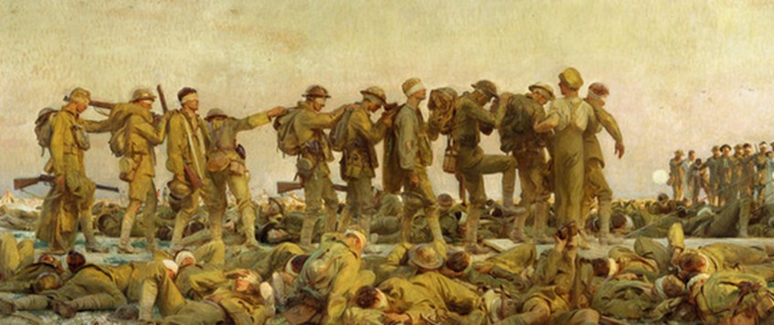 ‘John Singer Sargent's Gassed And Popular Perceptions Of Blinded Veterans’ a talk by Gary Haines.