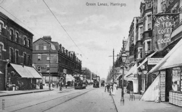 Green Lanes c.1910. From the collections and © Bruce Castle Museum (Haringey Archive and Museum Service)