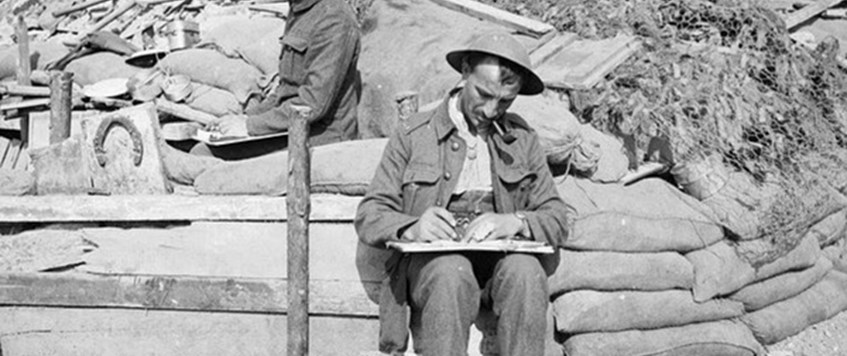 ‘News from Nowhere: a talk based on Jane Austin’s book about family letters sent from the Western Front back to Bangor’ a talk given by Jane Austin.