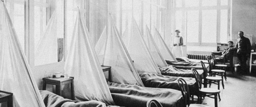 'The Spanish Flu pandemic of 1917-19 and its military impact' by Dr Jane Orr and Michael Orr