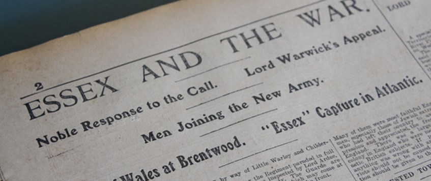 'Havering in the Great War' a talk by Ellen Owen