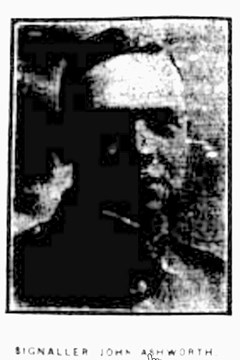 19 September 1918 : Signaller John Ashworth