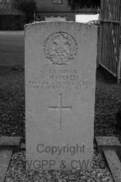 1 October 1917 Private Ernest Mackness died on this day
