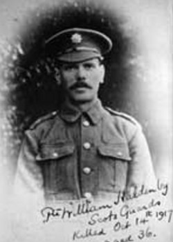 14 October 1917 : Private William Haldenby