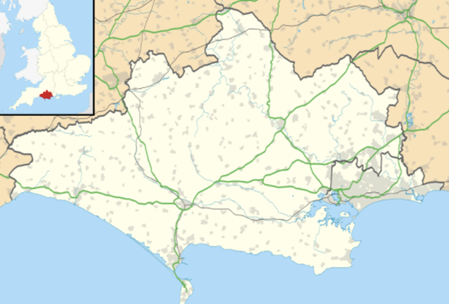 East Stoke, Dorset. Maps contains Ordinance Survey data. CC BY-SA 3.0