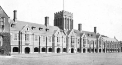 The iconic Memorial Building of Eastbourne College, completed in 1930 in memory of those who served and died during the Great War