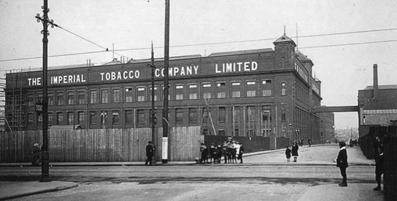 Imperial Tobacco building in Raleigh Road, Bristol, constructed in 1912