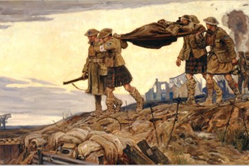 ONLINE: "Walking quietly into a hail of lead to carry away a wounded man": Stretcher Bearers of the Western Front by Dr Emily Mayhew