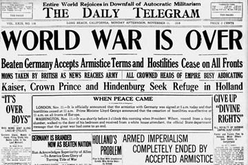 ONLINE: 'November 1918: The Armistice and How the War Ended' by Prof Stephen Badsey
