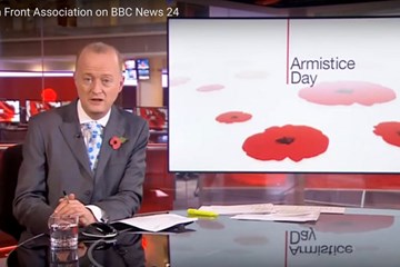 BBC Coverage of the Western Front Association Service of Remembrance at the Cenotaph 2017