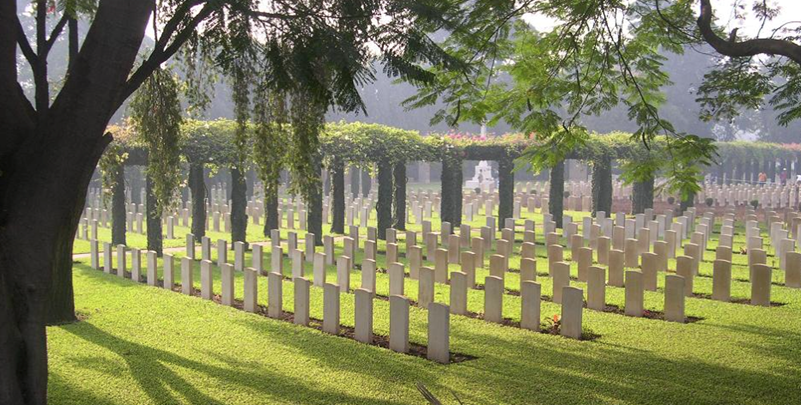 The Kirkee War Cemetery at Pune (formerly Poona), India