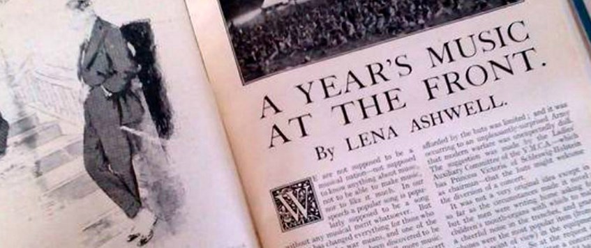 'Lena Ashwell's Concerts at the Front' with Kate Wills