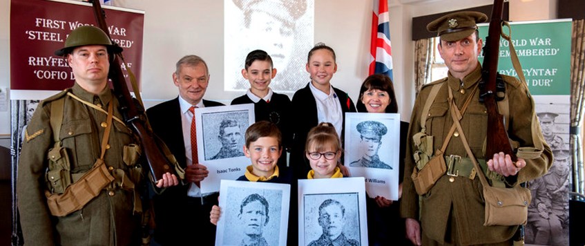 First World War Steel Remembered Project Exhibition, including Gwent WFA Display 16 - 30 January 2018