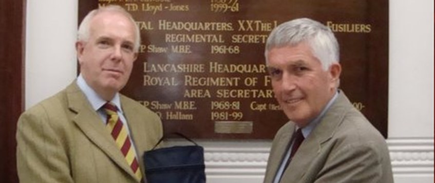 'Lt-Col Sir Gilbert Mackereth: Returned to the Regiment' with Terry Dean