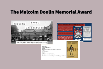 The Western Front Association announces winners of the 2022-2023 Malcolm Doolin Memorial Award for research into the Great War by schools