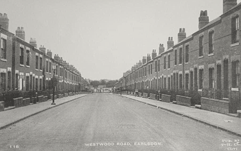 A view of Westwood Road taken in the early 1900s