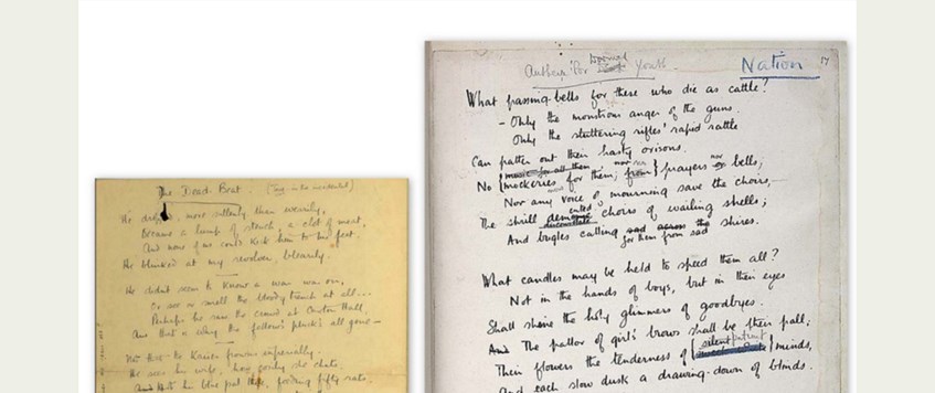 'Wilfred Owen and Beyond' : 26 - 28 October