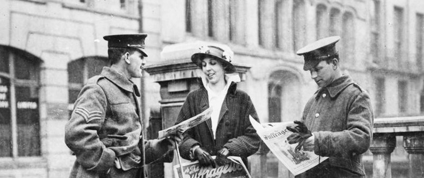 'Suffragettes (and suffragists) in the First World War' by Kathy Atherton