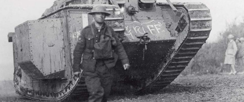 ‘A Sussex Tank Corps Hero in Action in 1918 - the Long Hard Road to Victory’ with Geoffrey Vessey-Holt
