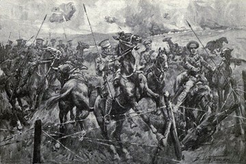 'Hunted...With All The Hounds' - 24th August 1914 - The Day After Mons by Sean Godfrey