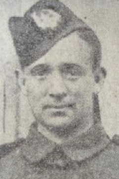 19 January 1916 Pte Albert Edward Waddington, 10/Cameronians (Scottish Rifles)