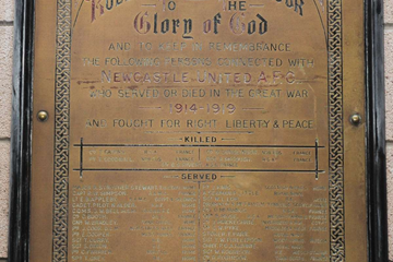 To the Glory of God: Newcastle United in the Great War