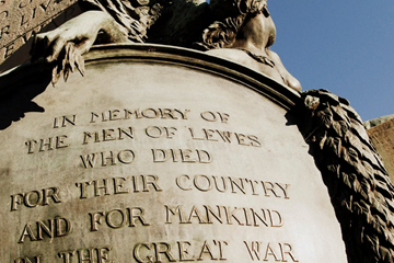 Lewes  War Memorial by Dr Graham Mayhew