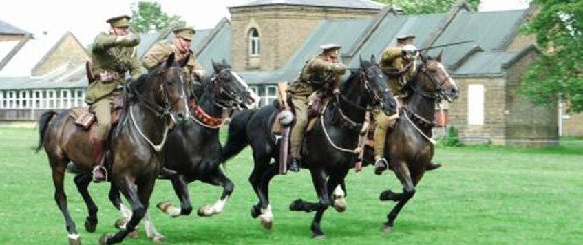 'Audregnies cavalry action, 24 May 1914' by Philip Watson