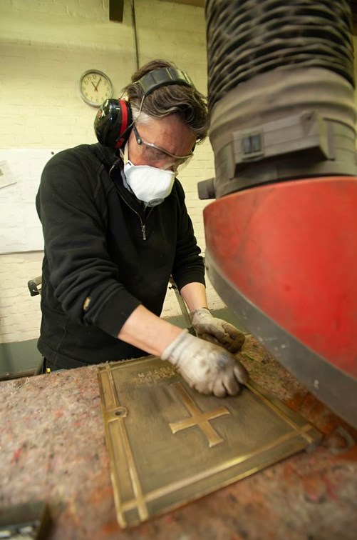 Repairing The Door Of A Register Niche