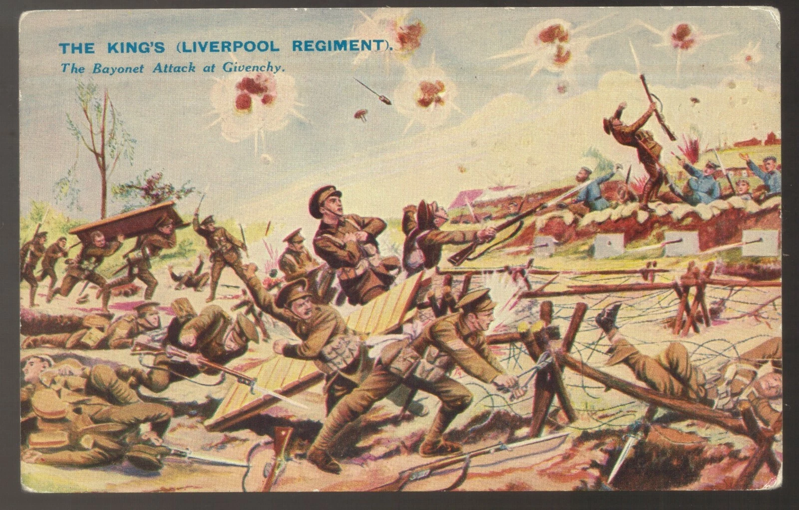 The King's Liverpool Attack At Givenchy In March 1915