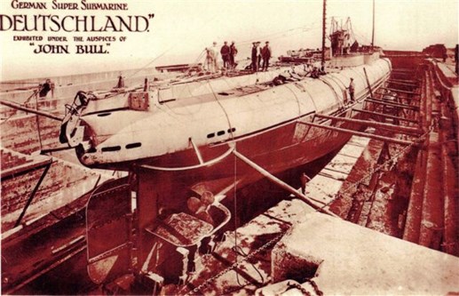 John Bull advertising the Deutschland as a 'tourist attraction'