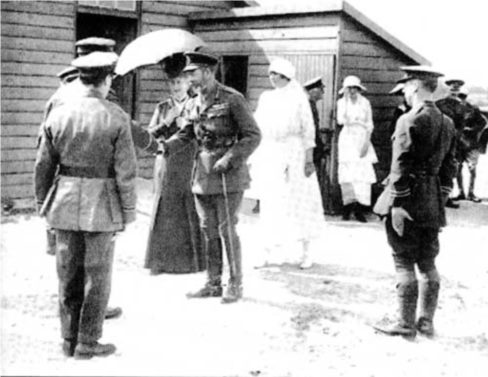 King George V And Queen Mary At Calais