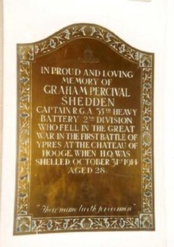 A Memorial To Captain Shedden In St Mildred's Church, Whippingham
