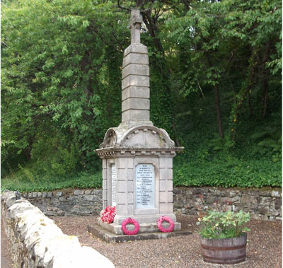 Above And Below The Craigellachie War Memorial