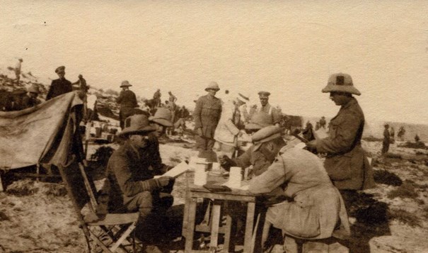 Lt Col HMW Souter Briefing His Officers Before The Charge