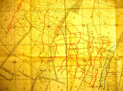 A Map Showing The Entire Training And Test Trench System Around North Stow Farm