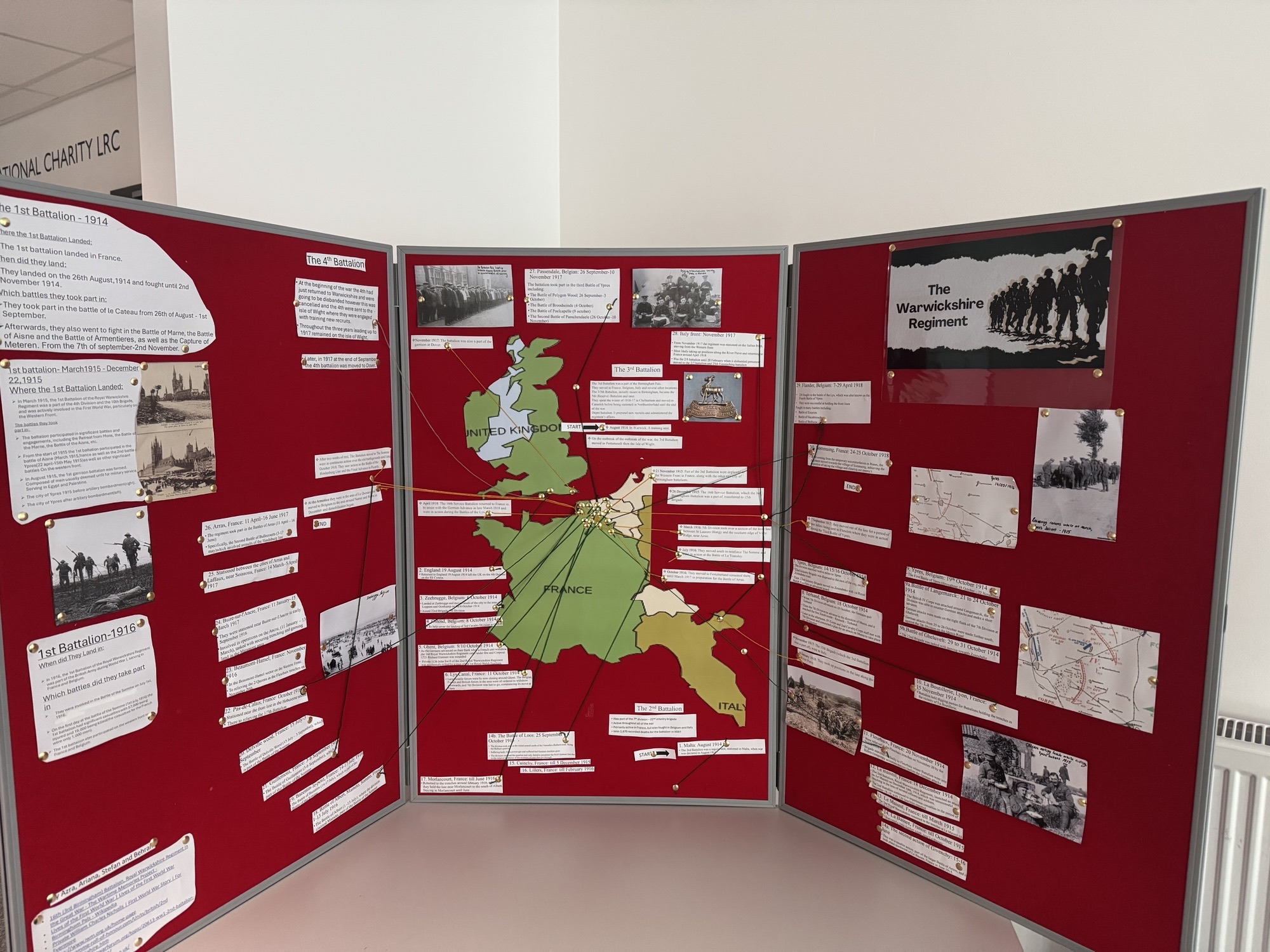Warwickshire regiment project