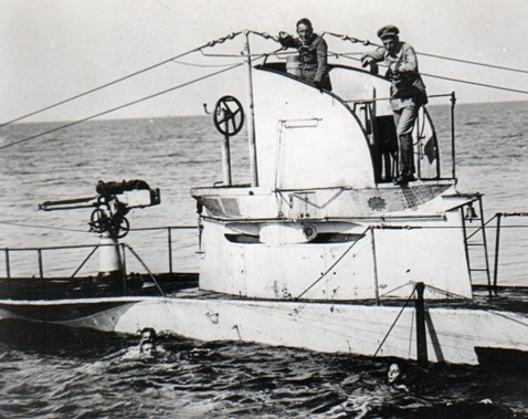 German Uboat U27 Sunk 19 August 1915 With Crew