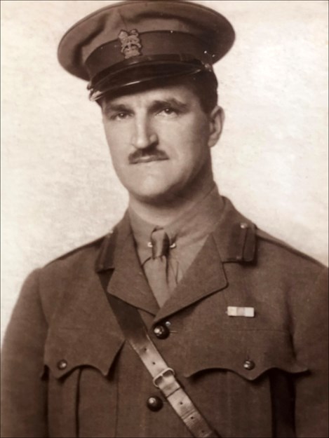 Dowding With His MC Ribbon