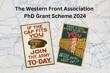 The Western Front Association is pleased to announce the launch of the 2024 PhD Grant Scheme.