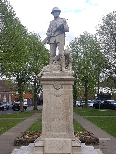 The War Memorial In Warlingham Surrey On Which William Horner Frith Is Named