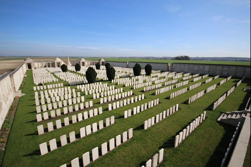 A View Of The Memorial Which Surrounds Dud Corner Cemetery